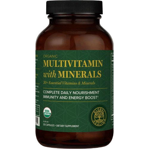 Organic Multivitamin with Minerals | Daily Wellness | Global Healing